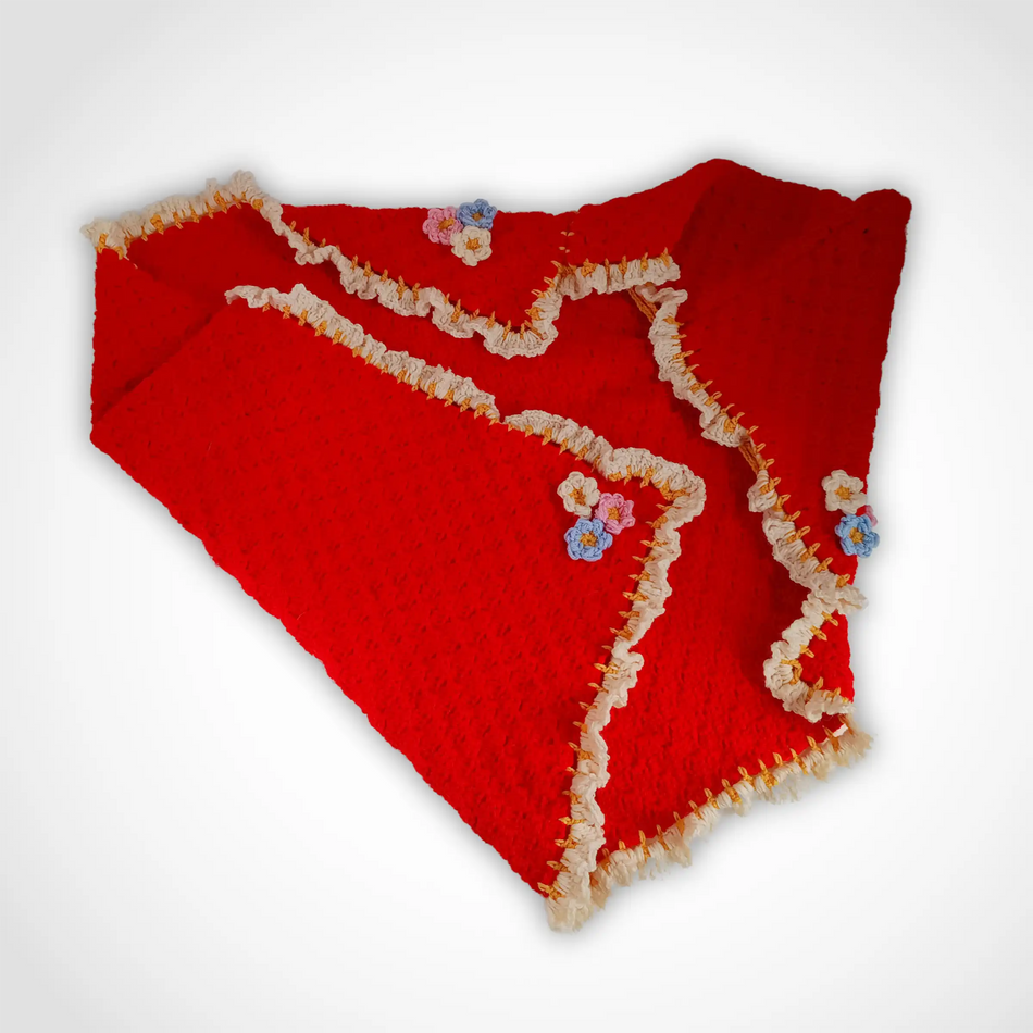 Make Believe Crocheted Throw with Hood