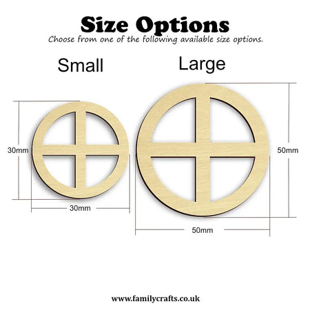 fairy door round window size options 