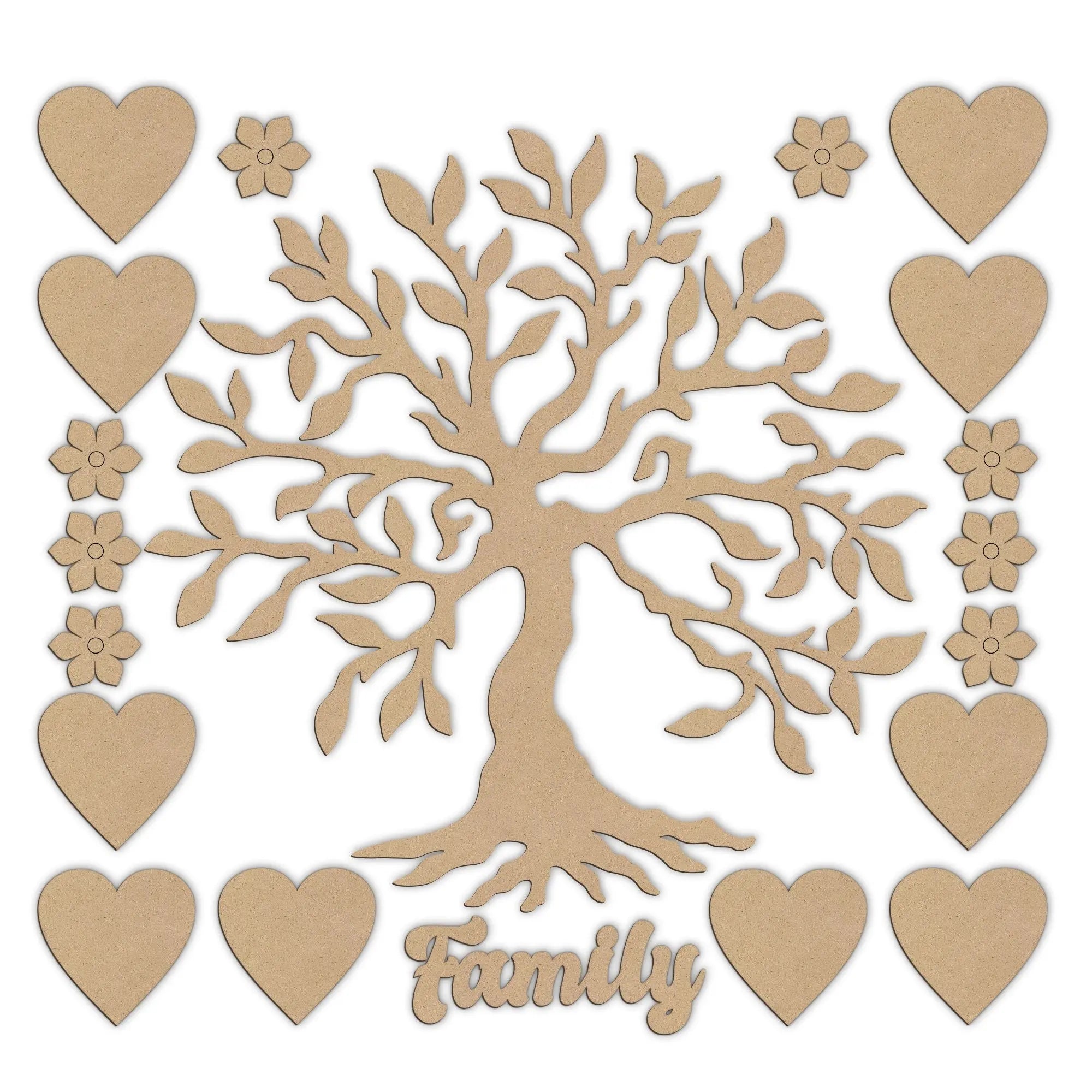 rustic family tree options