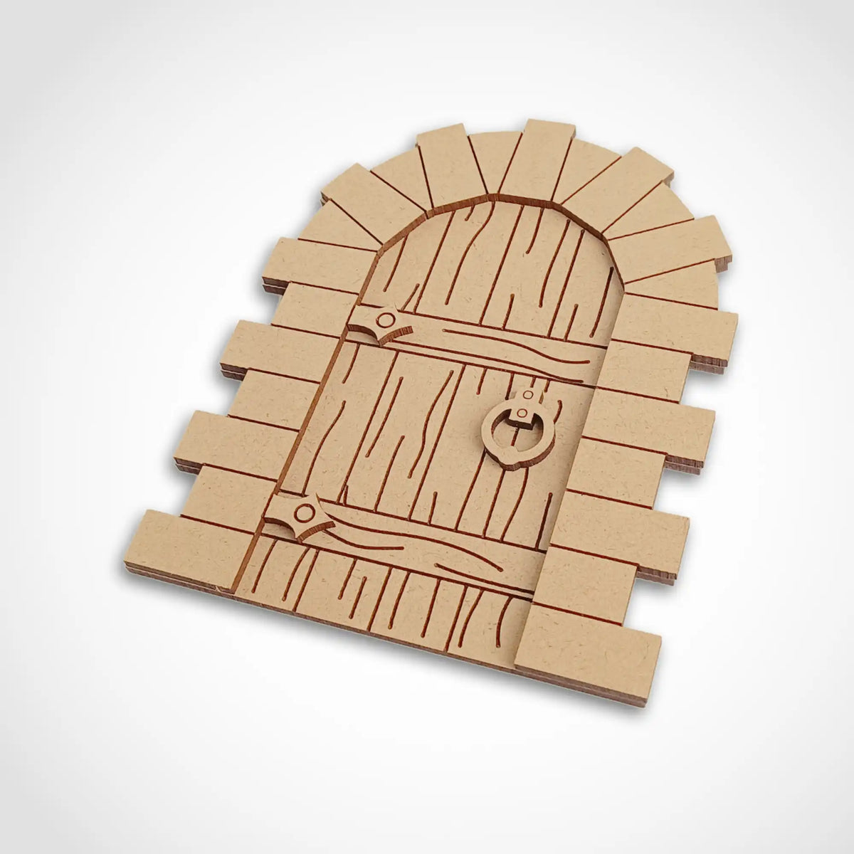 Layered Fairy Door Craft Kit with Woodgrain