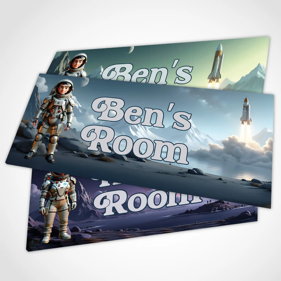 Personalised Space Name Sign