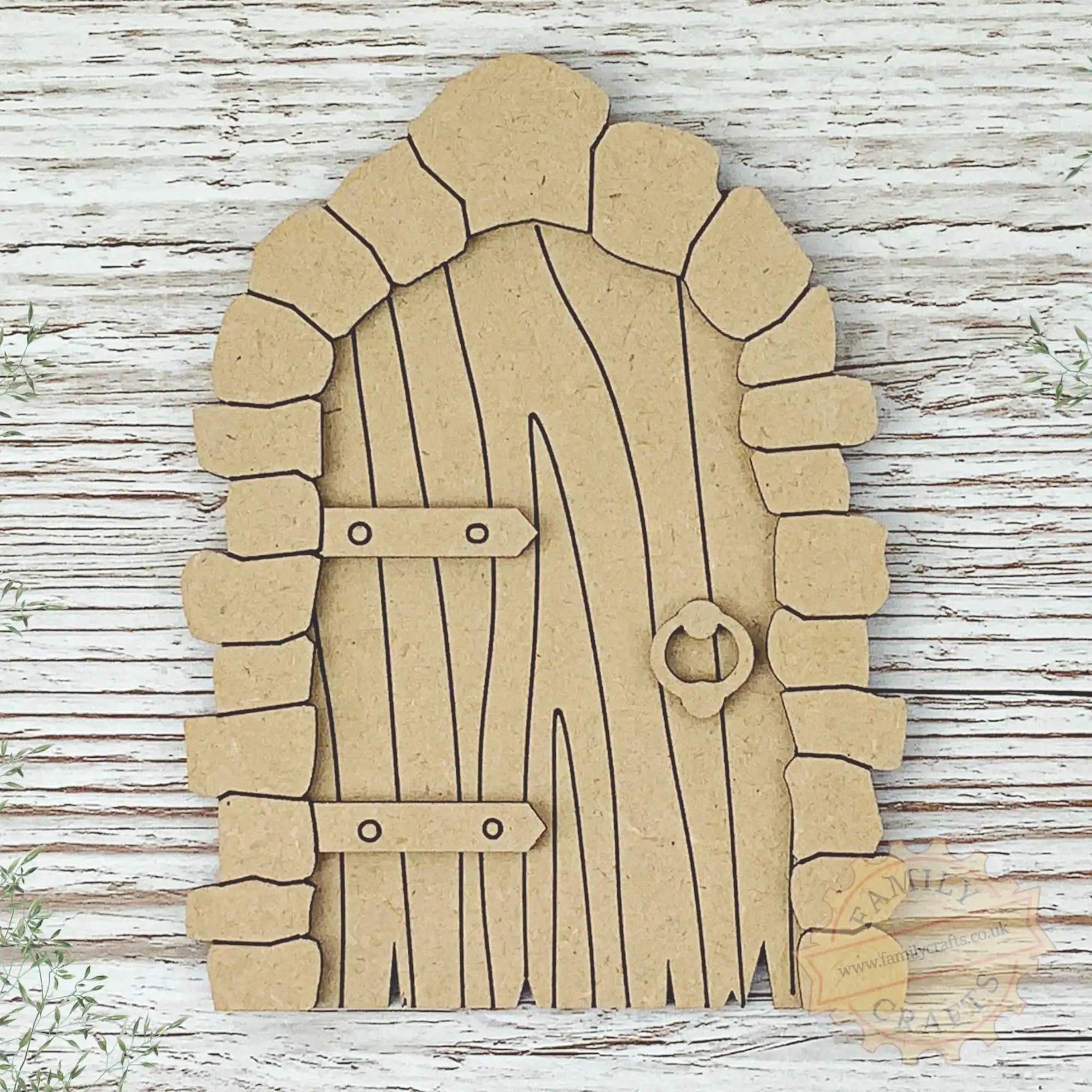 Stone Block Layered Fairy Door Craft Kit 