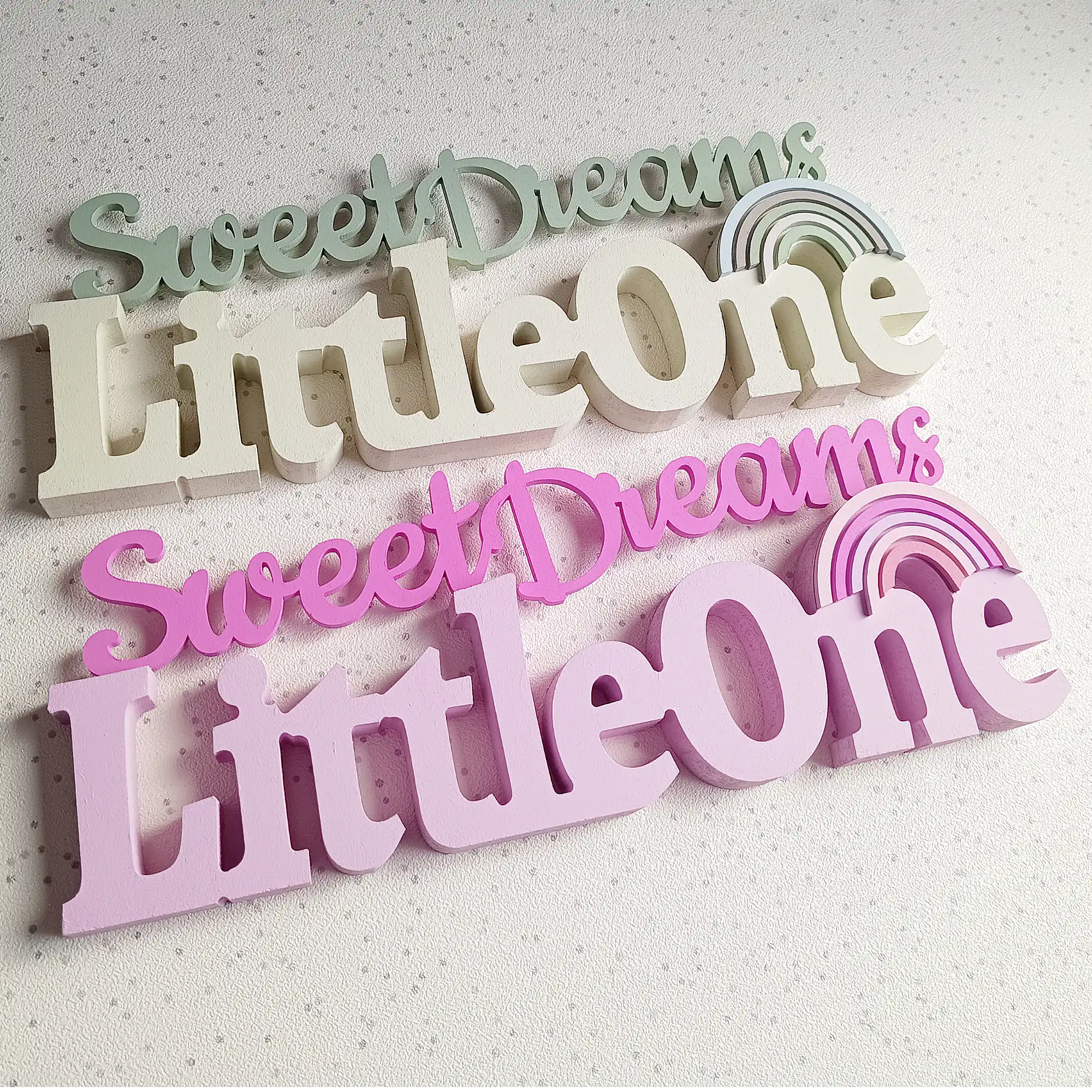 Freestanding Sweet Dreams Little One Nursery Decor