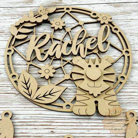 tiger themed dream catcher kit