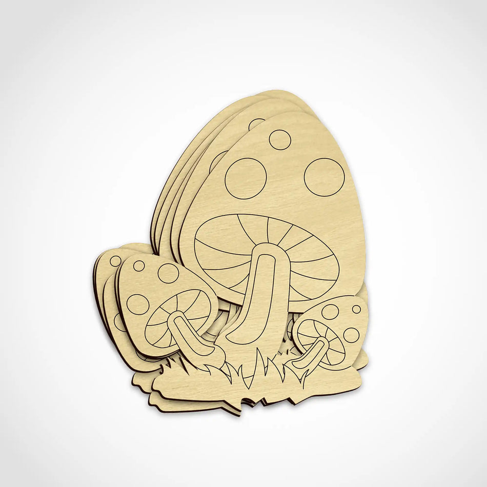 Toadstool Cluster Craft Shapes