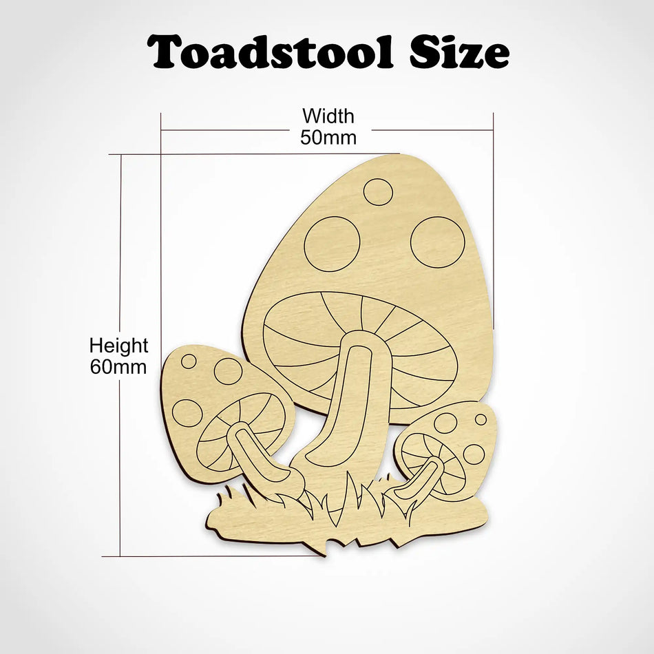 Toadstool Cluster Craft Shapes