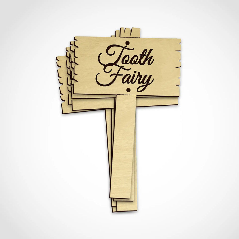 Tooth Fairy Garden Sign Posts