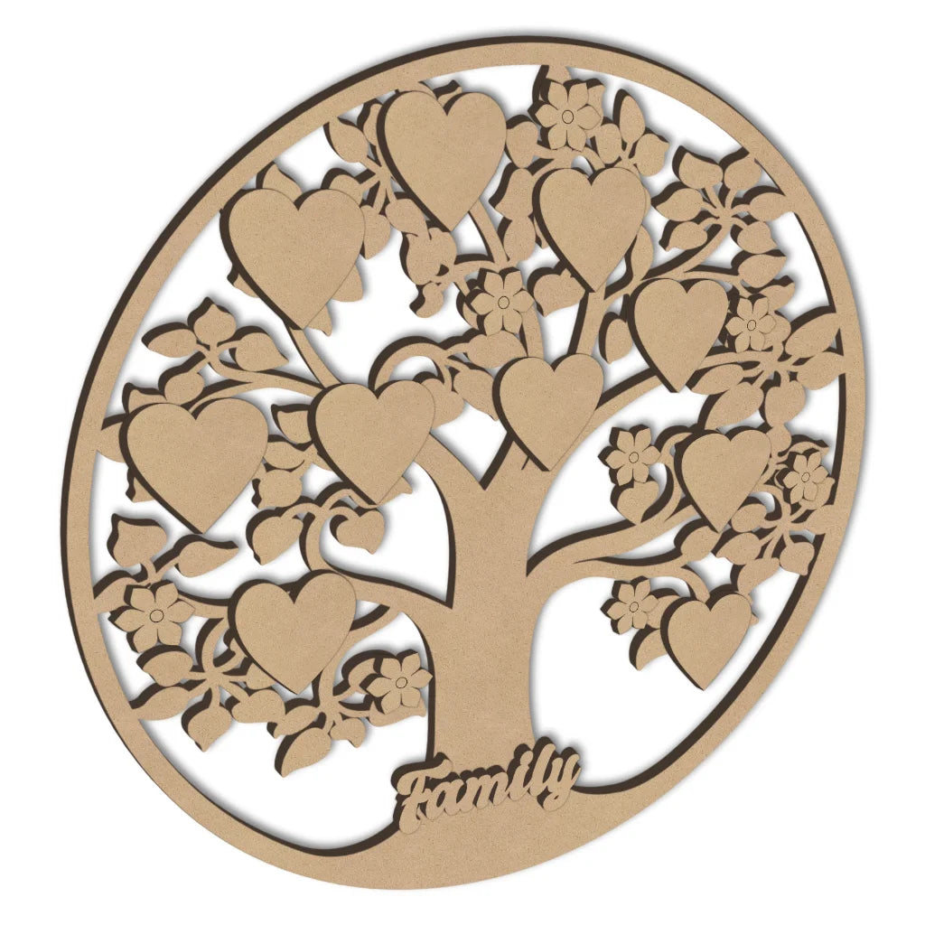 Tree of Life Family Tree Craft Shape