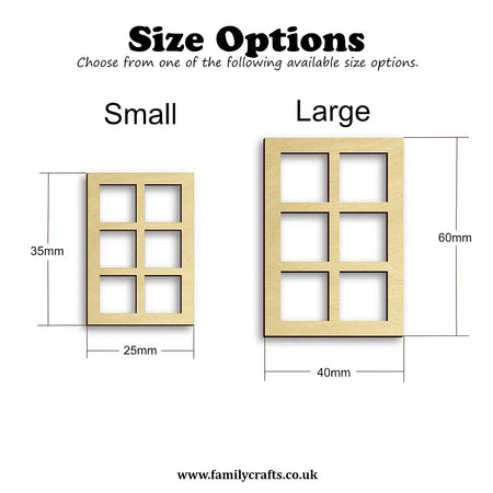 tudor style windows size options
