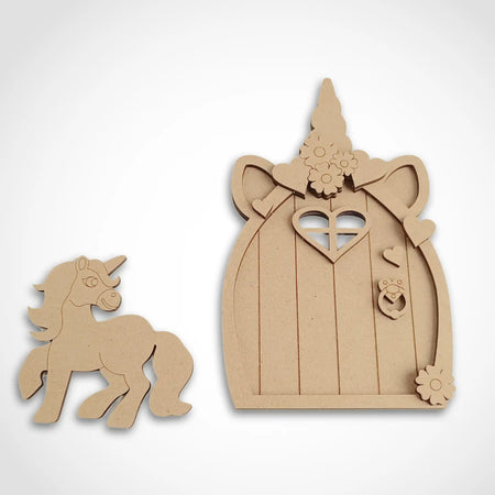 Fairy Door craft Kit with Unicorn