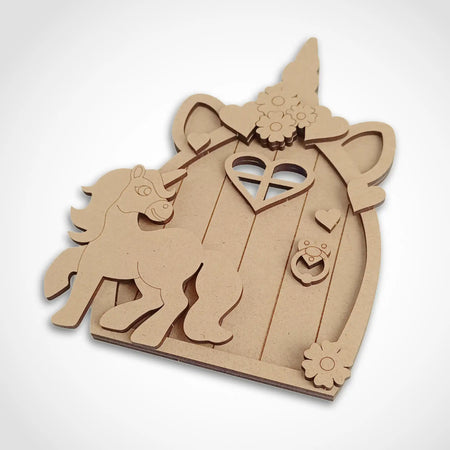 Layered Unicorn Fairy Door Craft Kit