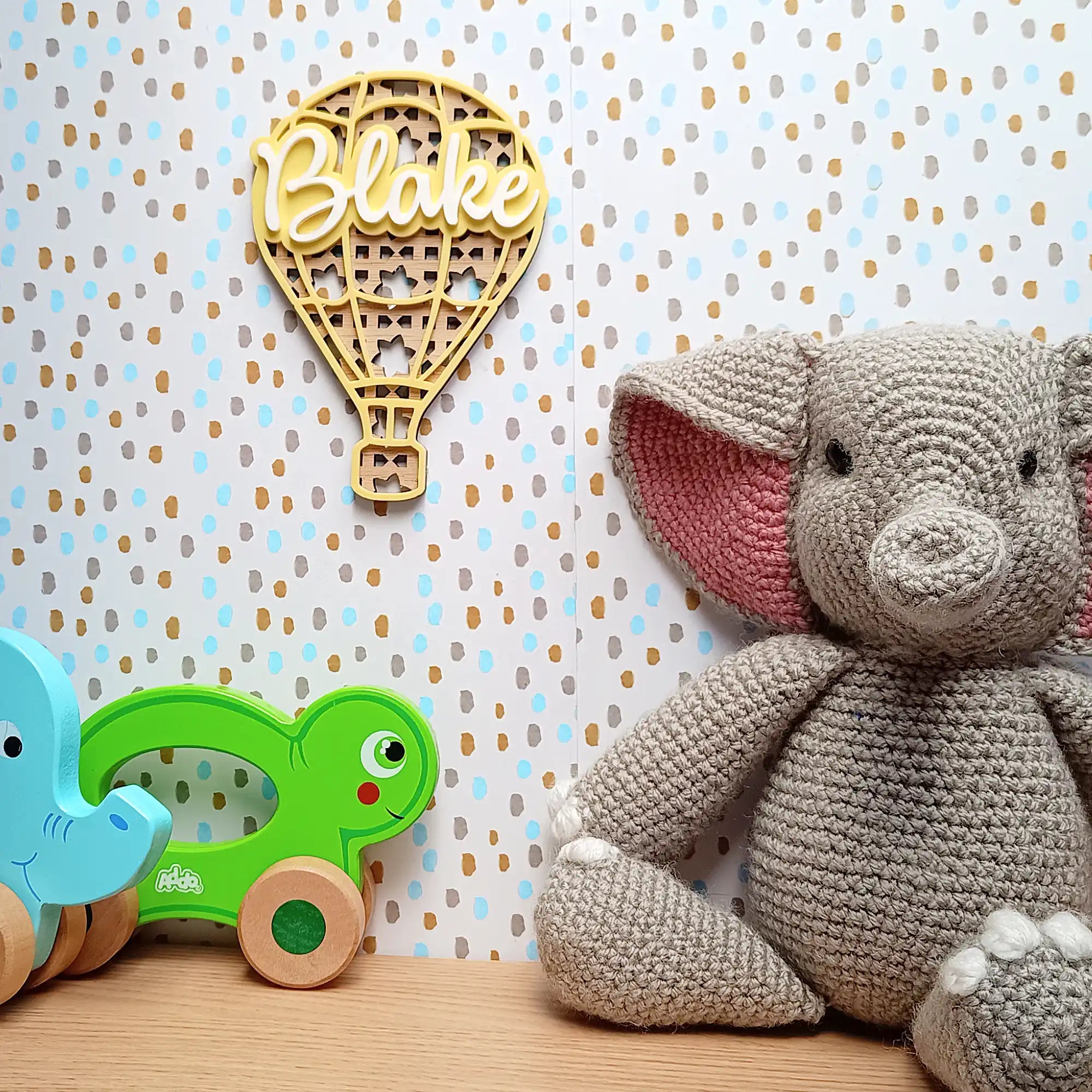 Nursery Name Balloon Art