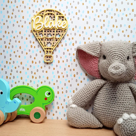 Nursery Name Balloon Art