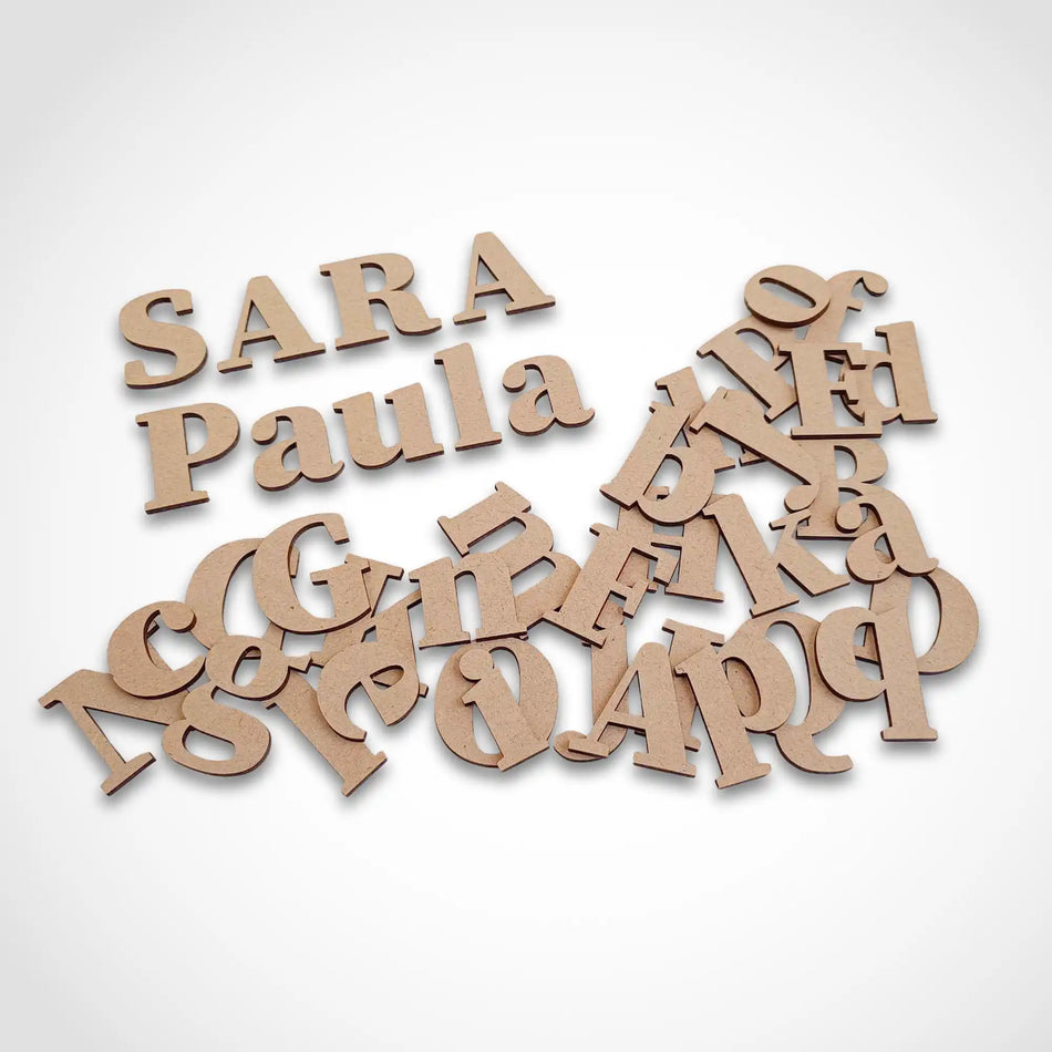 Wooden Letters and Numbers - MDF Blank Letters