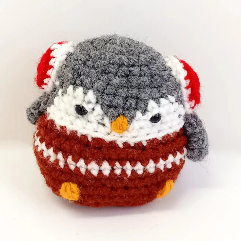 Crochet Plushie Penguin Toy