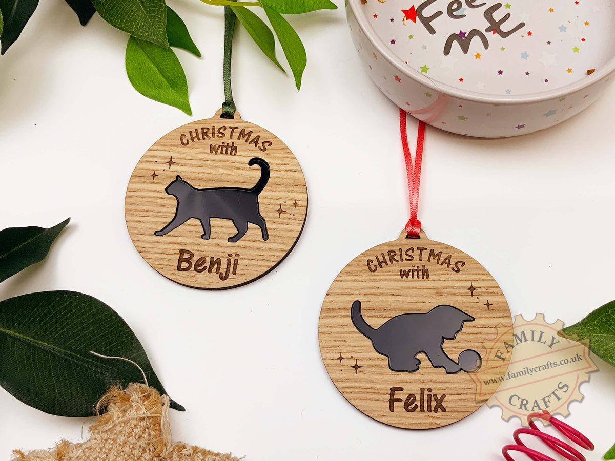 Feline Lover Xmas Bauble