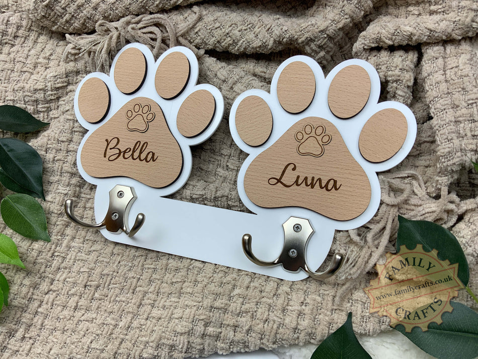 Double Paw Print Lead Holder