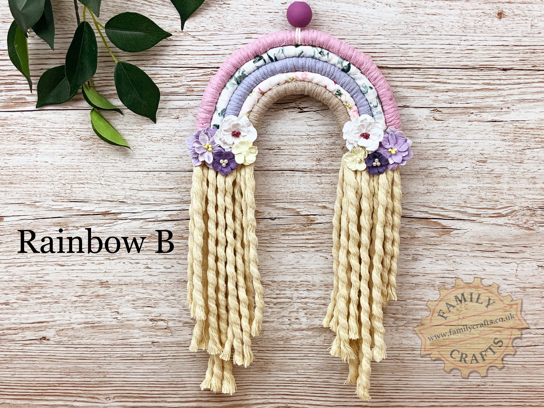 Macramé Rainbow Room Decoration