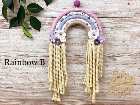 Macramé Rainbow Room Decoration