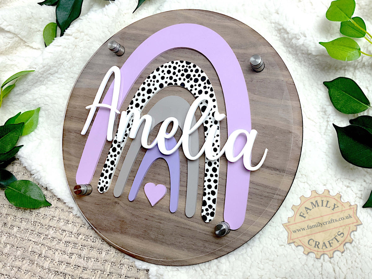Custom Rainbow Wall Sign