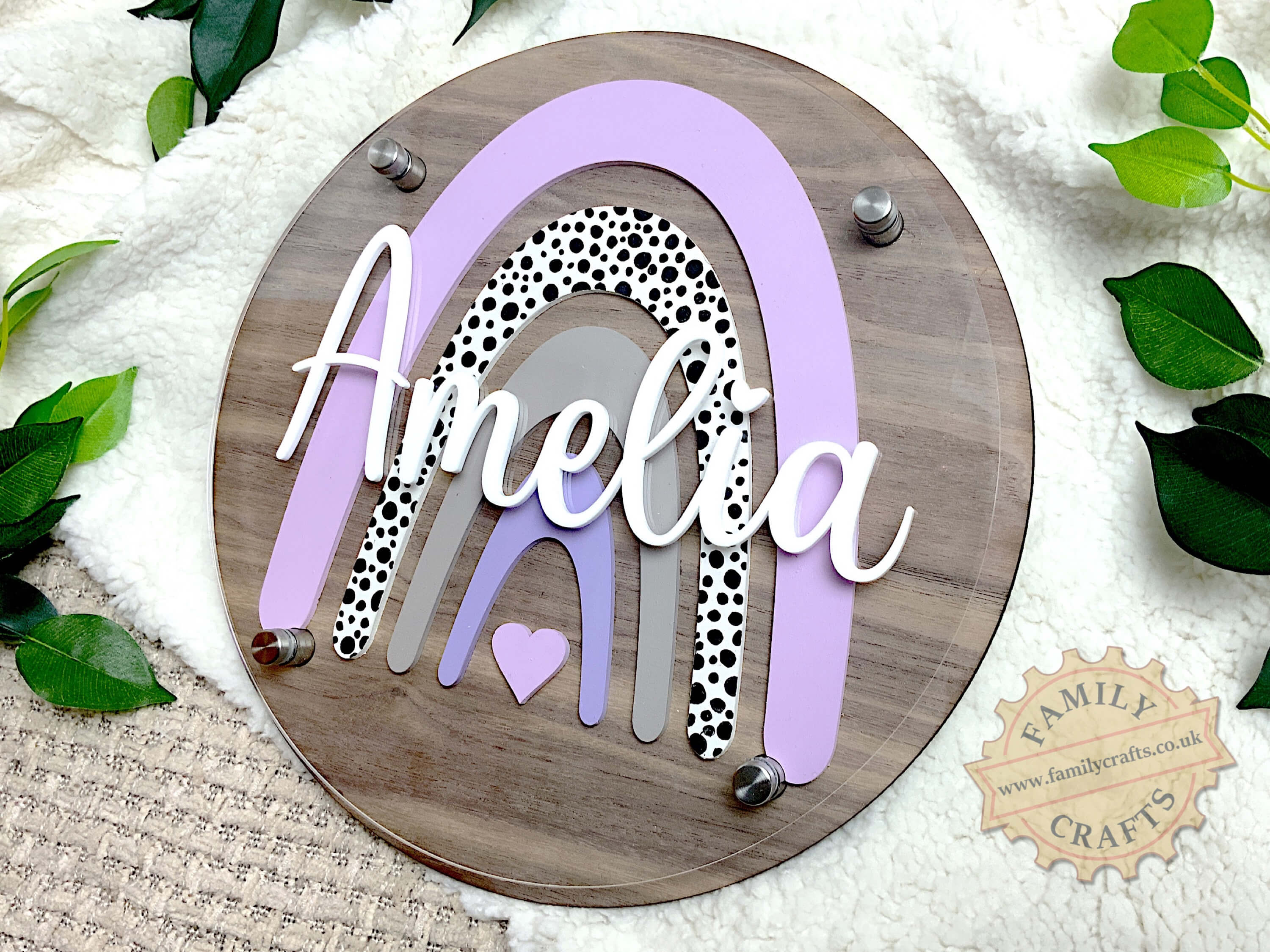 Custom Rainbow Wall Sign