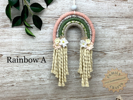Macramé Rainbow for Nursery
