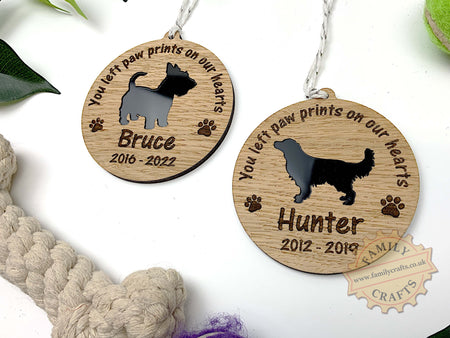 Custom Pet Memorial Ornament