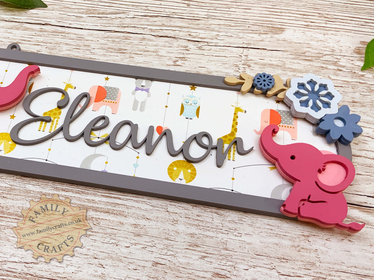 Custom Nursery Door Sign