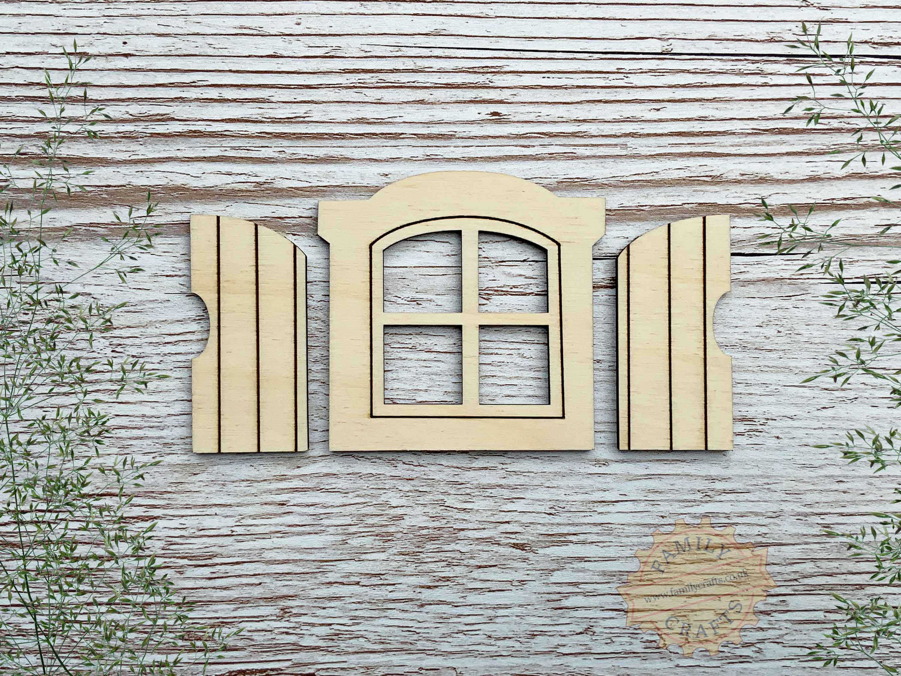 Enchanting Dolls House Windows with Shutters