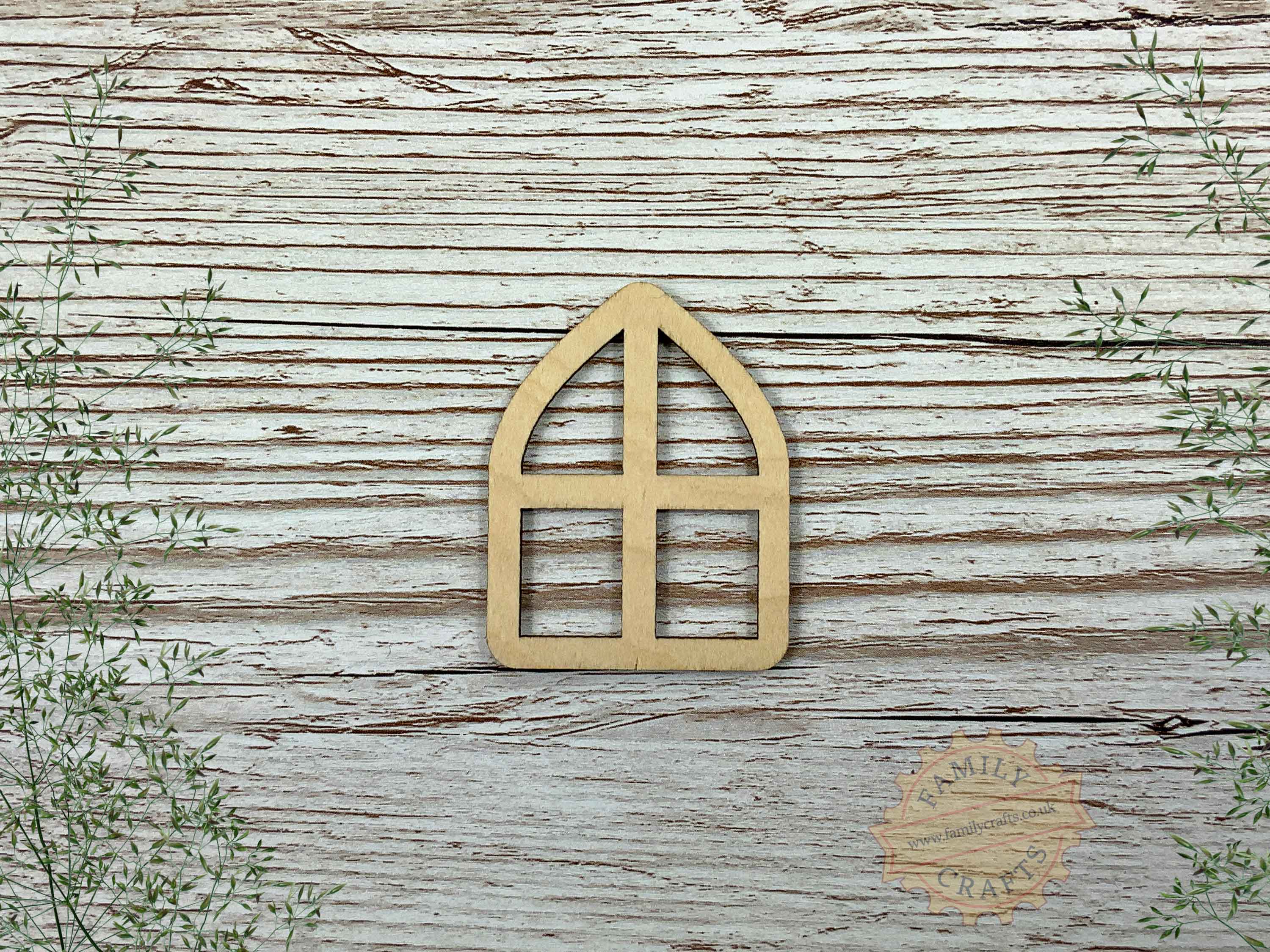 Fairy House Windows - Arched Window