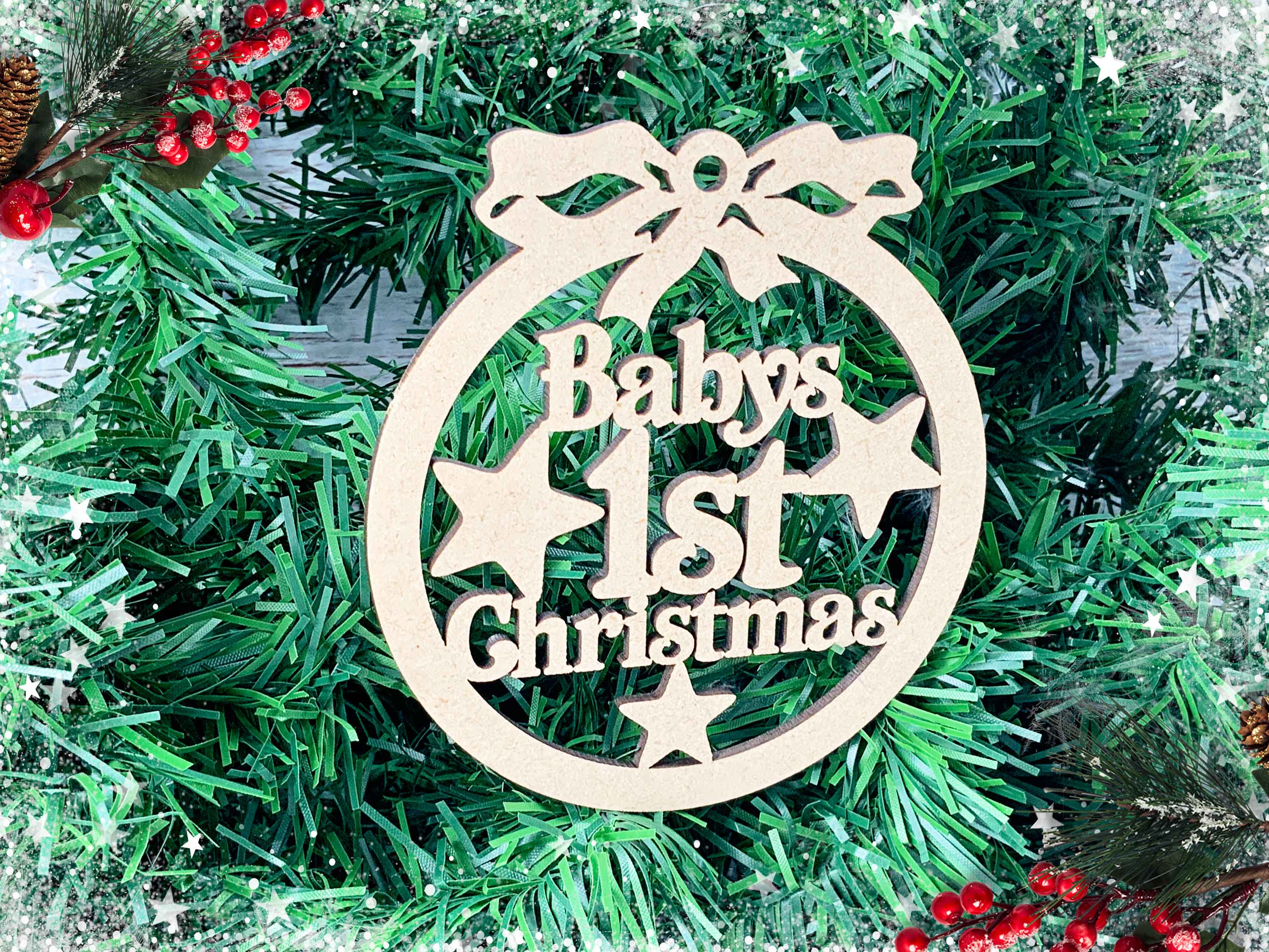 First Christmas Memory Bauble Keepsake