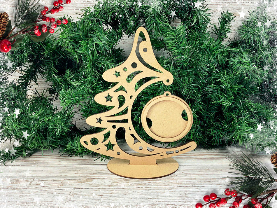 Festive Tree Bauble Photo Frame