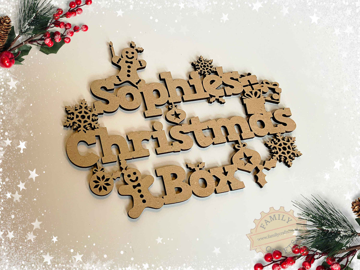 Personalised Christmas Eve Box Topper