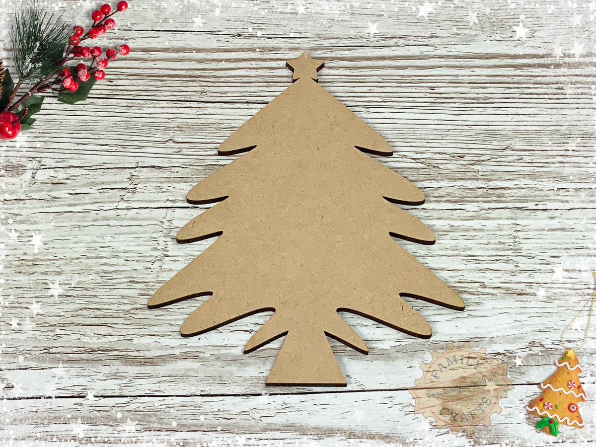 Christmas Tree Shape Craft Blank