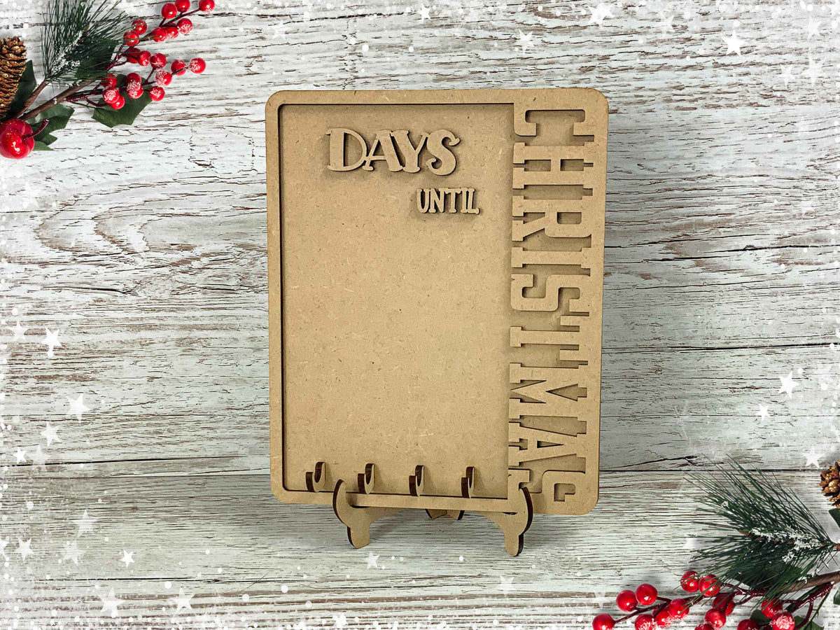 Family Tradition Seasonal Countdown Plaque