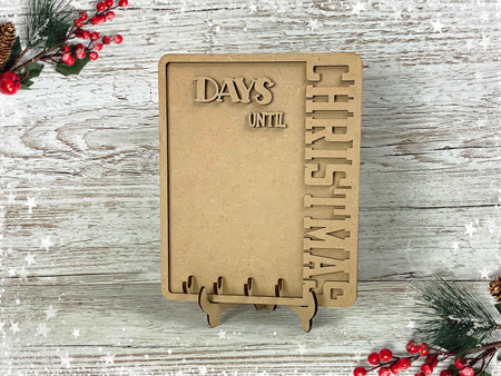 Family Tradition Seasonal Countdown Plaque
