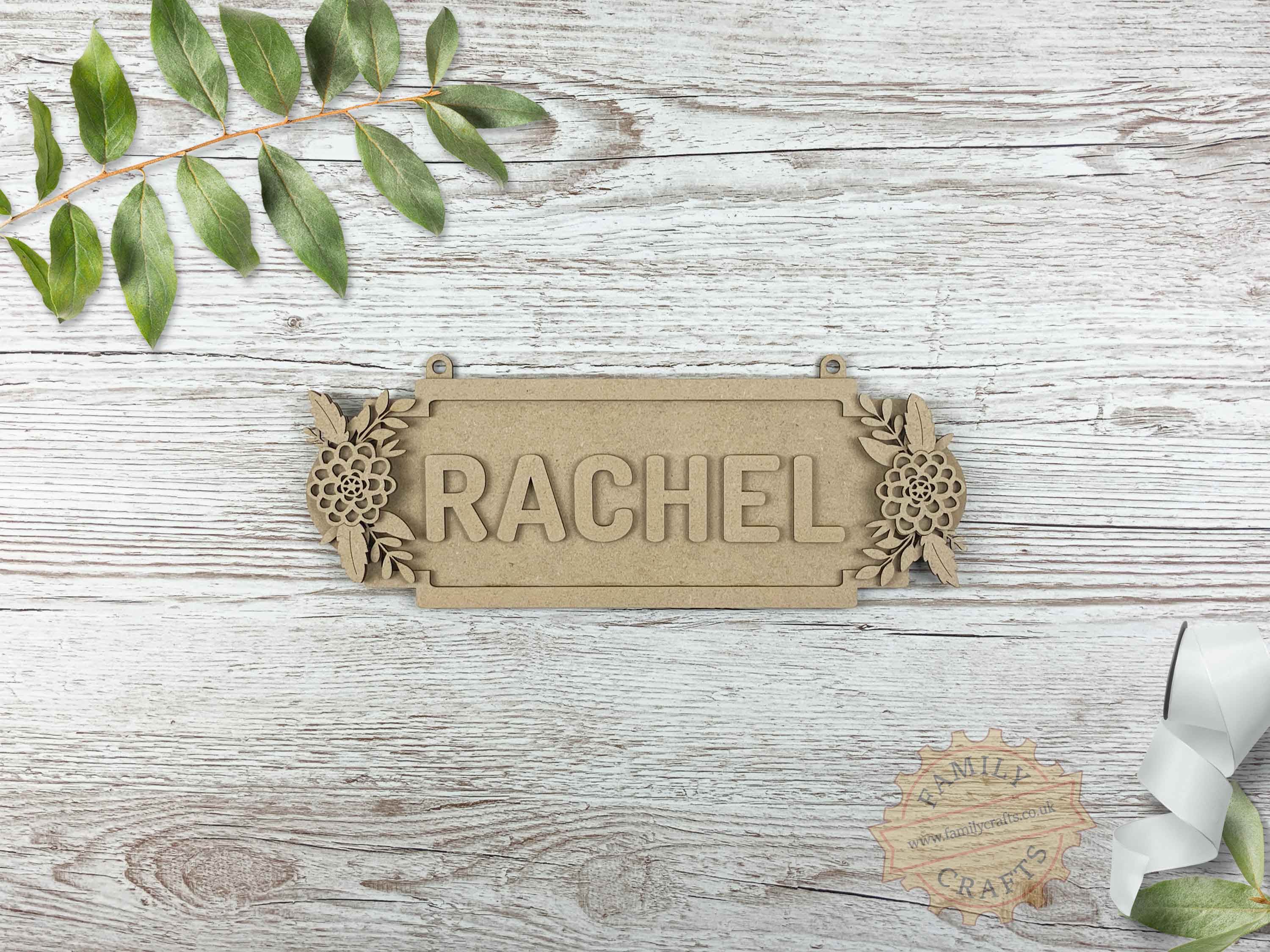 Bespoke Floral Street Sign