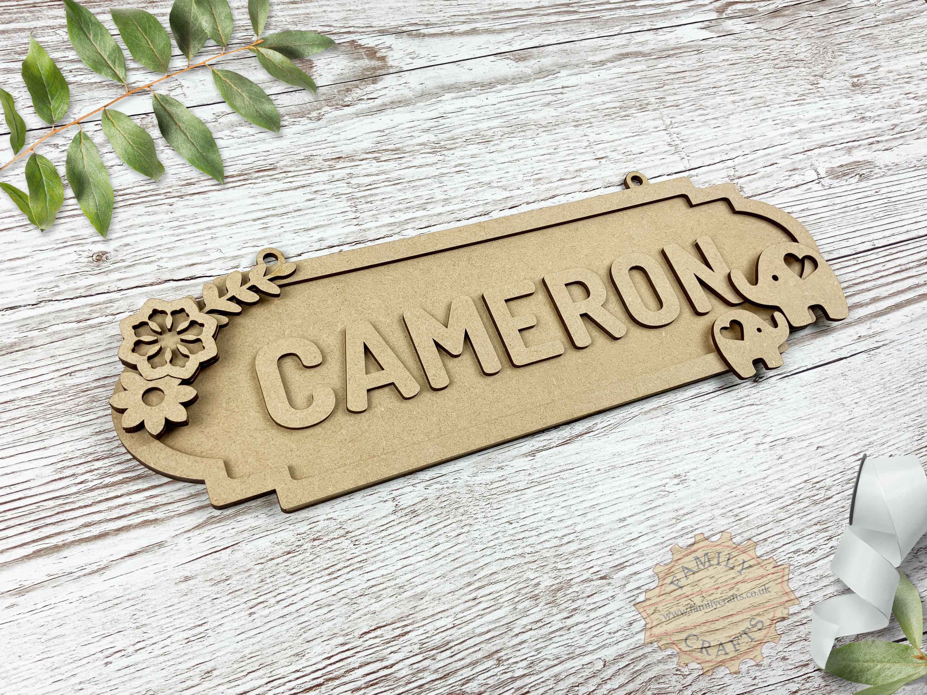 Personalised Kids Door Sign