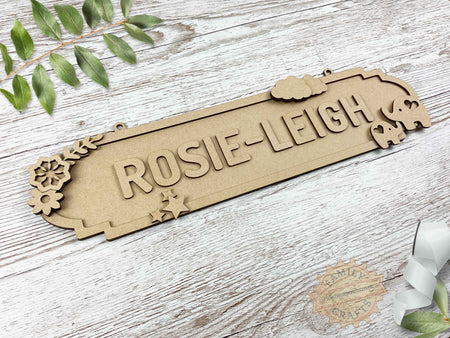 Personalised Childs Door Sign