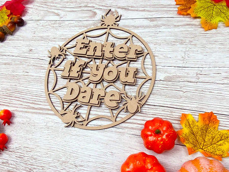 Creepy Spooky Season Wall Plaque