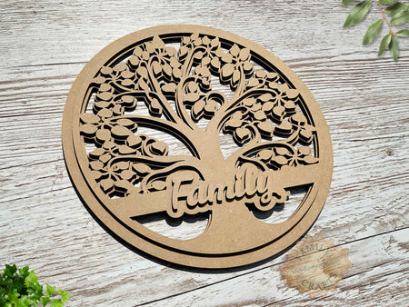 Custom Word Tree of Life Family Tree