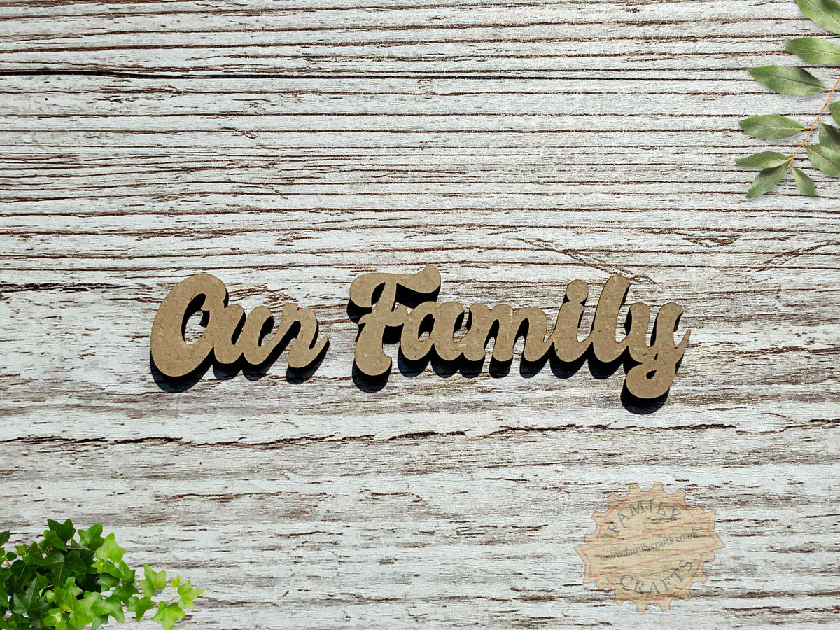 Family Tree Word Option Packs - Our Family