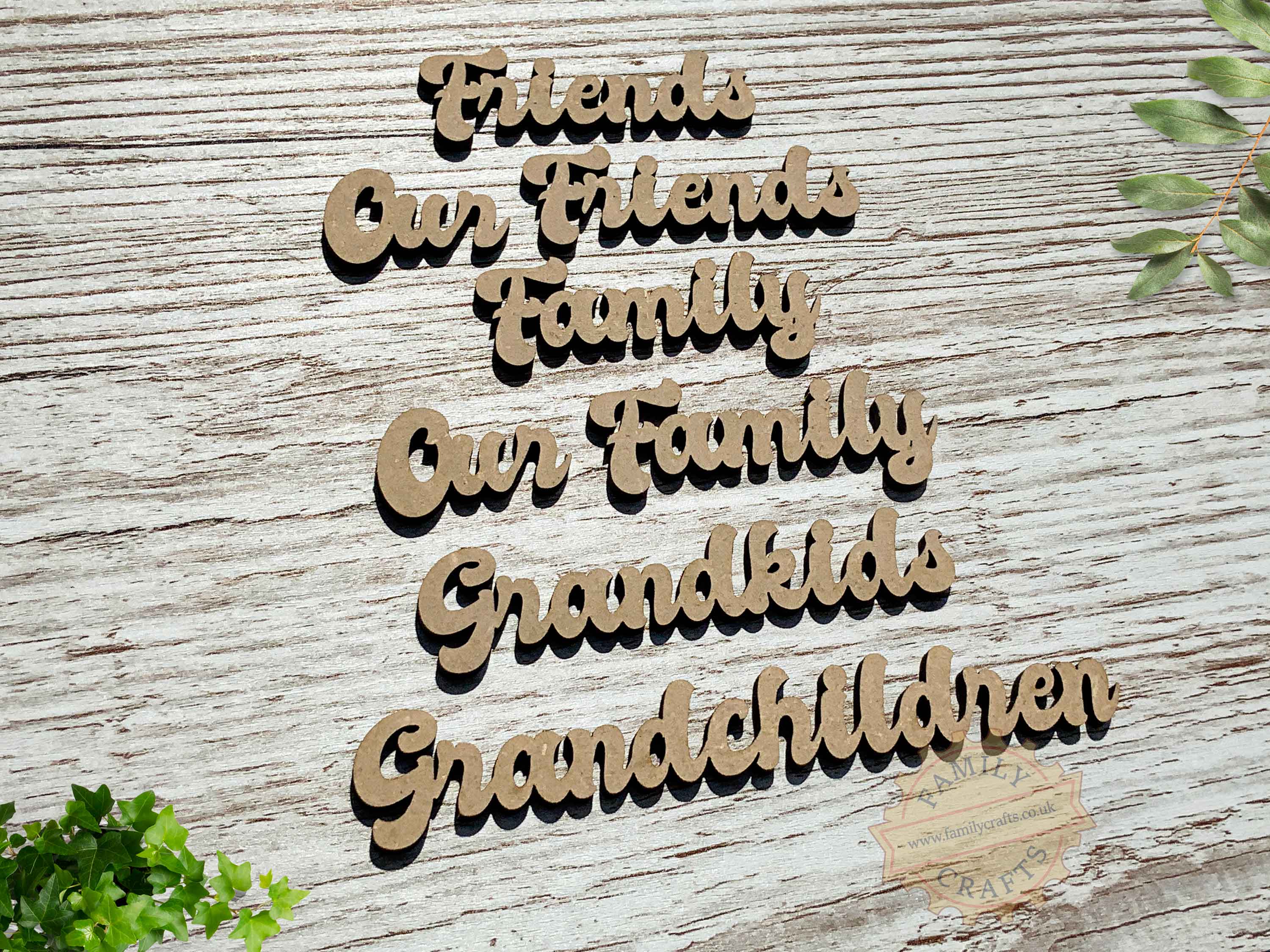 Word Options for our Family Trees