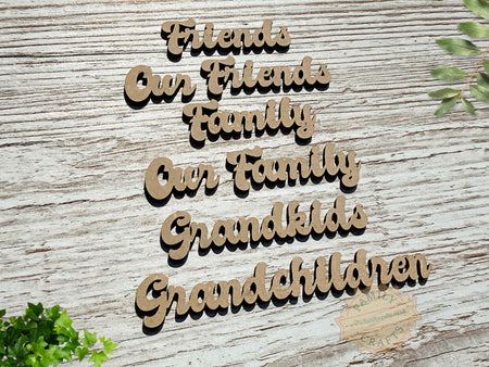 Word Options for our Family Trees
