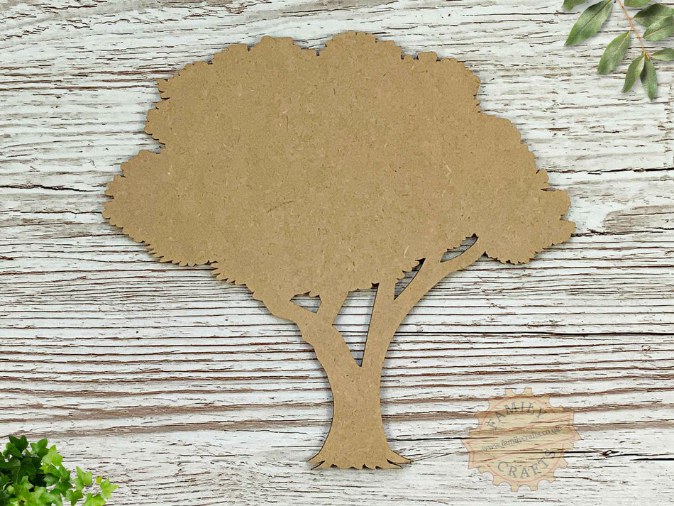 Full Leaf Family Tree Craft Shape