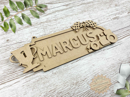 Personalised Formula 1 Name Sign