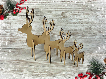 Christmas Reindeer Sculpture