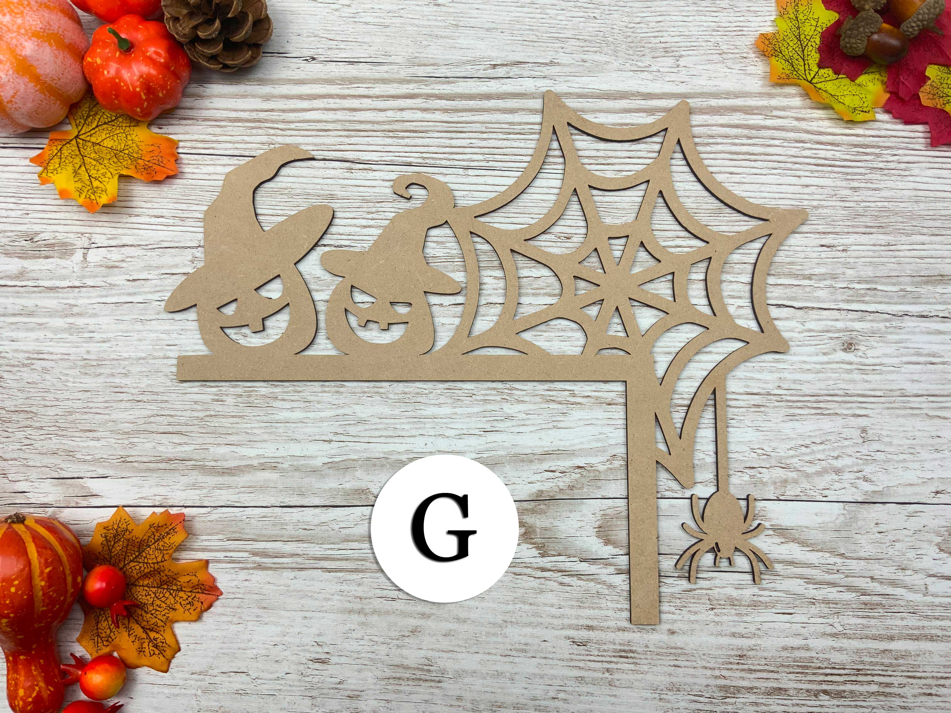 Spooky Halloween Door Corners - Option G