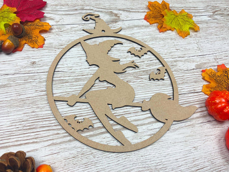 Halloween Witch Silhouette Decoration