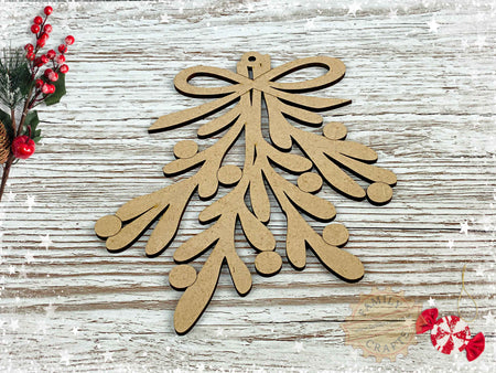 Festive Holiday Mistletoe Decoration